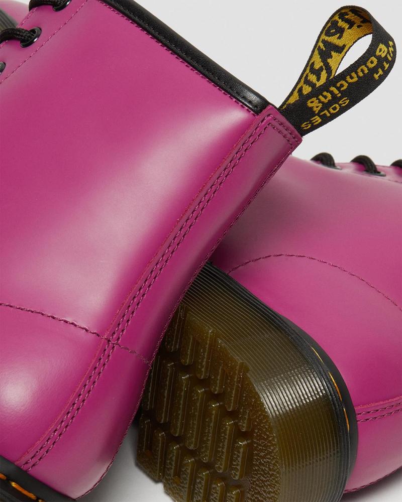 Dr Martens 1460 Smooth Leren Veterlaarzen Heren Roze | NL 278XYU